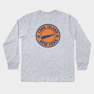 Long Island New York Kids Long Sleeve T-Shirt